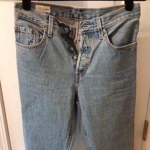 Levis Classic 501s Light Wash Waist 26 Never Worn